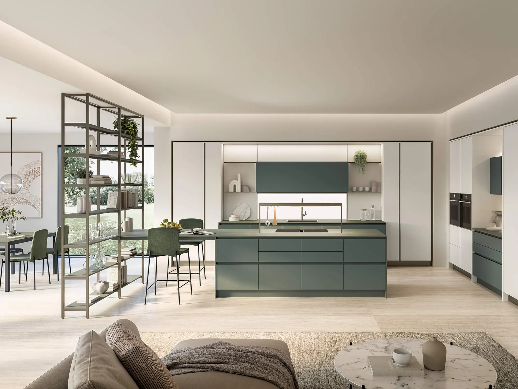 Cucina moderna su misura per case a Roma