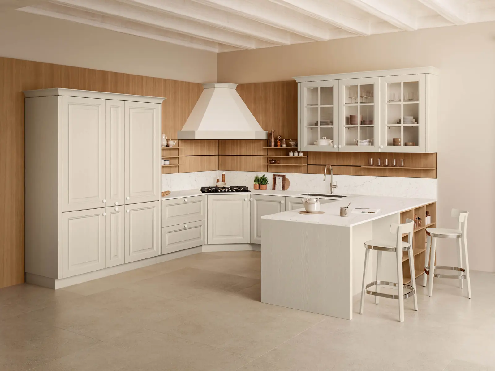 Cucine classiche per Roma